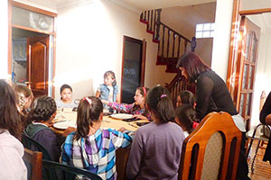 En el Centro Montanar se desarrollaron charlas y talleres dirigidos por Pilar
